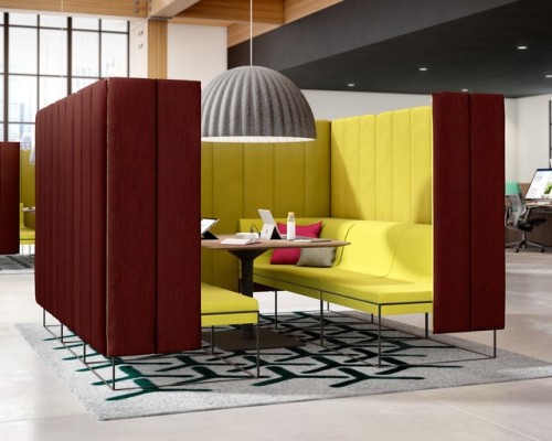 Umami modular and flexible lounge seating system by Steelcase